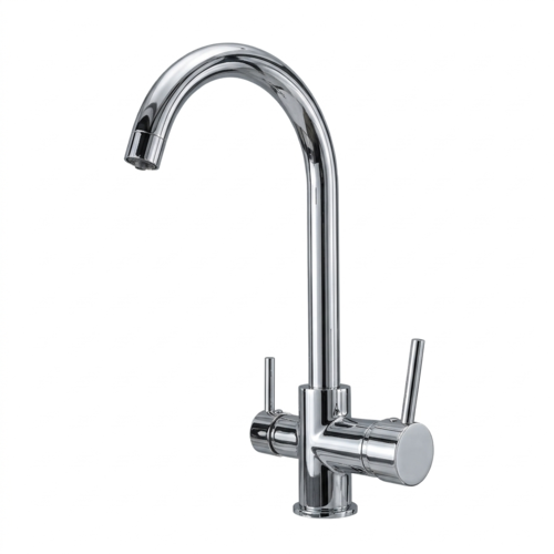 ROBINET À 3 SORTIES GRIS